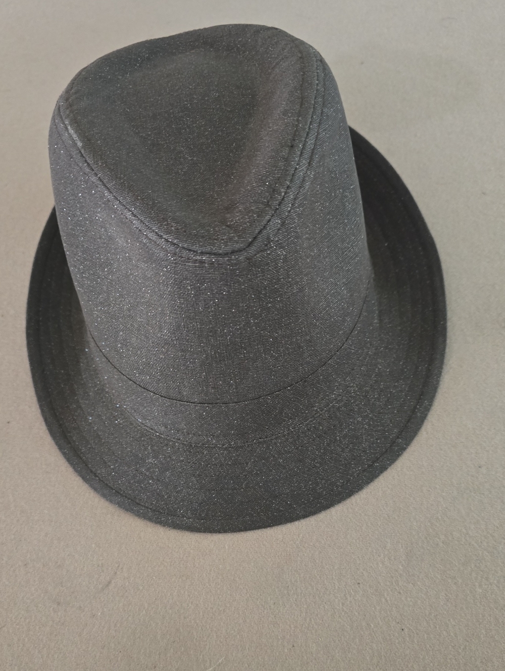 Brown Sparkle Fedora Hat